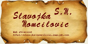 Slavojka Momčilović vizit kartica